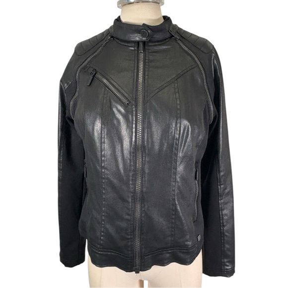 Harley-Davidson Jackets & Blazers - Harley Davidson Leather Moto Biker Jacket Size Medium
